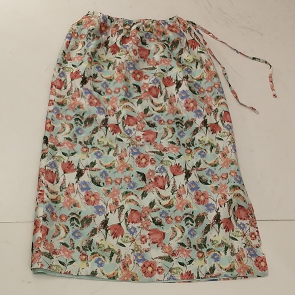 Silk Floral Maxi Long Skirt Jeanine Dray French Flair Excellent Quality & Cond. - Picture 9 of 9